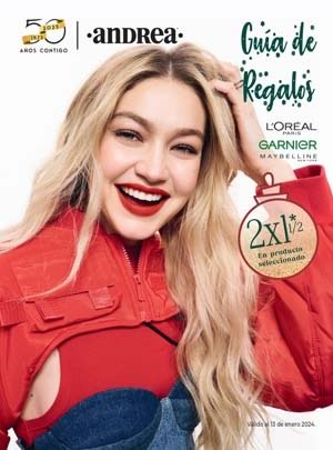 Catálogo Andrea: Guía de Regalos de Belleza en Navidad 2023
