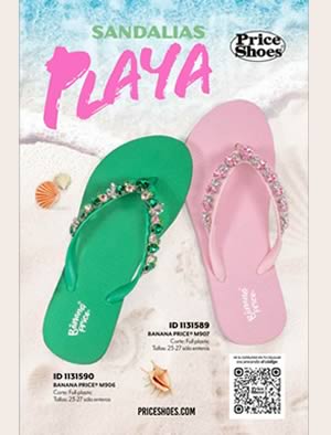 Folleto Price Shoes: Sandalias de Playa Verano 2024