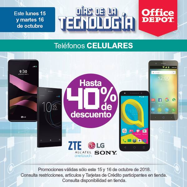 Office Depot Días de la Tecnología 15 y 16 de Octubre de 2018 | México
