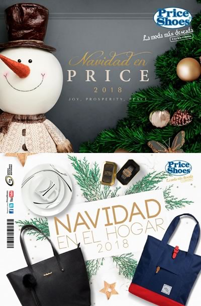 Catálogos Price Shoes de Navidad 2018 | México