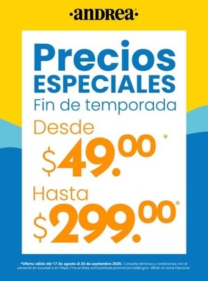 Catálogo ANDREA Precios ESPECIALES Fin de Temporada 2025