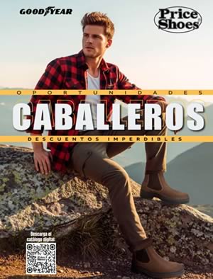Catálogo PRICE SHOES Caballeros Descuentos en Calzado 2025