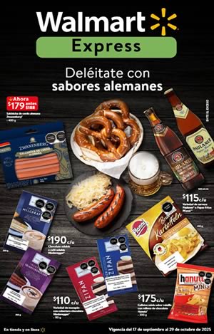 Folleto Walmart Express Oktoberfest 2025