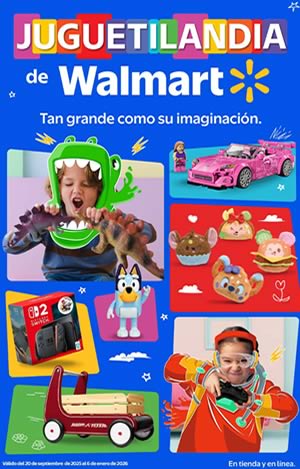Folleto Walmart Juguetilandia Navidad 2025