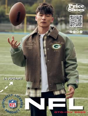 Catálogo PRICE SHOES Colección NFL Otoño Invierno 2025