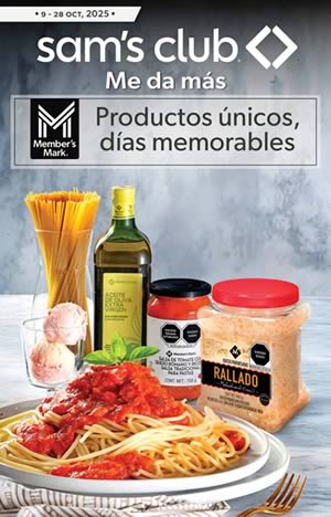 Cuponera SAM'S CLUB | Ofertas del 9 al 28 de Octubre de 2025