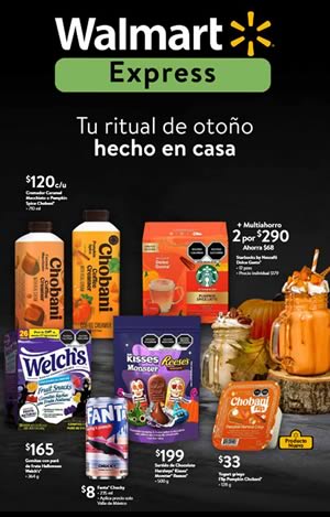 Folleto Walmart Express México: Ofertas del 14 de Octubre al 19 de Noviembre de 2025