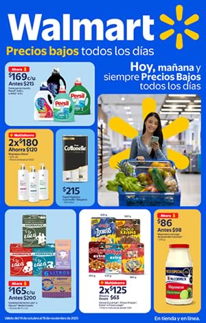 Folleto Walmart México Ofertas del 14 de Octubre al 19 de Noviembre 2025