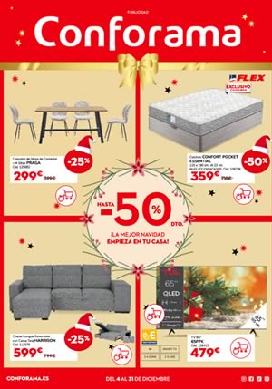 Cat&aacute;logo Conforama Ofertas Navide&ntilde;as 2025