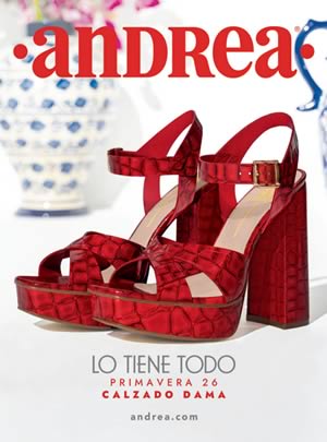 Cat&aacute;logo ANDREA Calzado Dama Primavera 2026