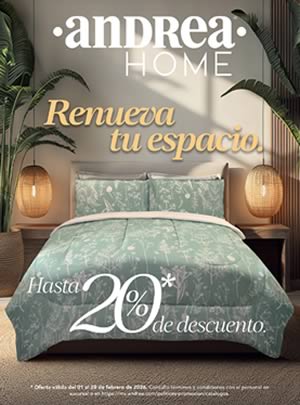 Cat&aacute;logo Andrea Home Renueva tu Espacio 2026