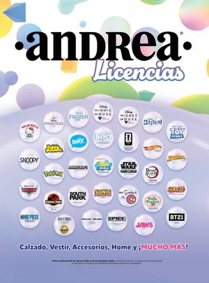 Cat&aacute;logo Andrea Licencias 2026