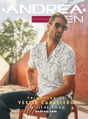 Cat&aacute;logo ANDREA MEN Vestir Primavera 2026
