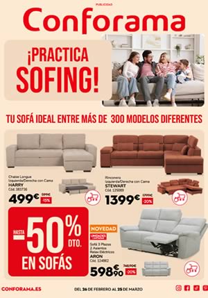 Cat&aacute;logo Conforama Ofertas Marzo 2026 [ESPA&Ntilde;A]