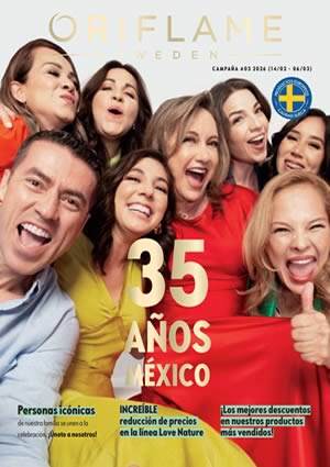 Cat&aacute;logo 3 ORIFLAME 2026 [M&Eacute;XICO] + PDF