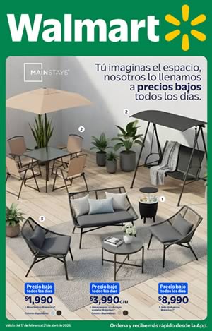 Cat&aacute;logo Walmart Patio y Jard&iacute;n 2026 [M&Eacute;XICO]