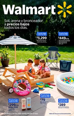 Cat&aacute;logo Walmart Vacaciones Marzo 2026 [M&Eacute;XICO]