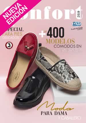 PRICE SHOES Catálogo Zapatos Confort 2019