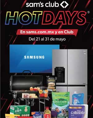CATÁLOGO SAMS CLUB HOT SALE 21 MAYO 2021 OFERTAS HOT DAYS