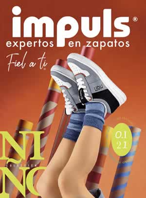 Catálogo Virtual IMPULS Otoño Invierno 2021 de Calzado Niños | México