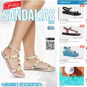 Catálogo Price Shoes OFERTAS en Sandalias 2022