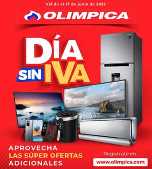 CATÁLOGO OLIMPICA DÍA SIN IVA 17 JUNIO 2022 OFERTAS COLOMBIA
