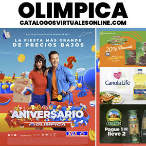 Catálogo Olimpica Aniversario | Ofertas Hasta el 31 de Agosto 2022