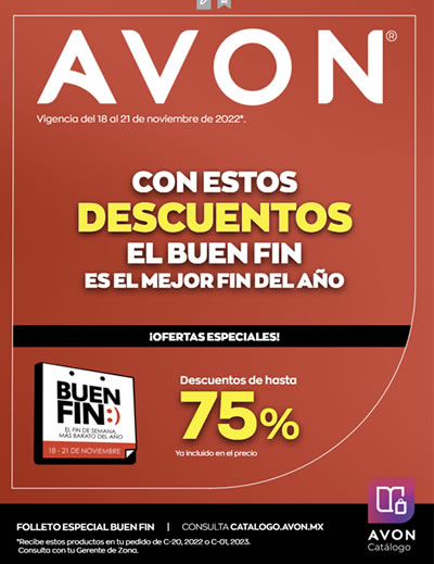 Catálogo AVON México: Ofertas BUEN FIN (Noviembre 2022) Catálogo Oficial