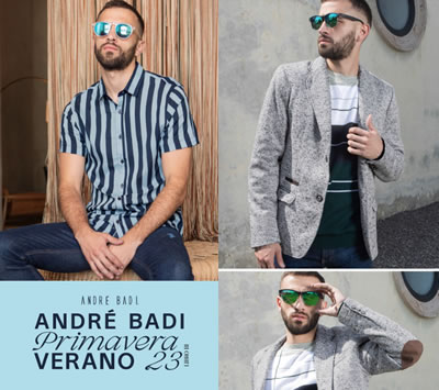 André Badi Ropa de Hombre: Colección Primavera Verano 2023