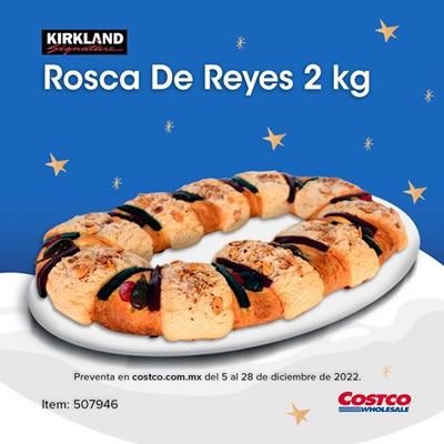 COSTCO | Compra tu Rosca de Reyes 2023