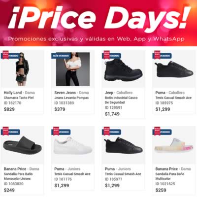 Price Shoes 2023: Ofertas HOT SALE - Price Days