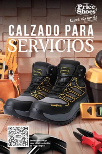 Folleto Price Shoes Calzado para Servicios 2023