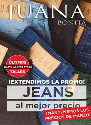 Catálogo Juana Bonita - Ofertas en Jeans 2023