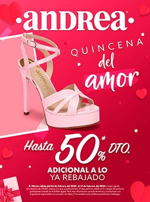 Catálogo ANDREA: Quincena de DESCUENTOS de San Valentín 2024