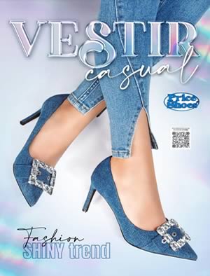 Folleto Price Shoes: Espectacular Colección Fashion Shiny Trend de Vestir Casual 2024