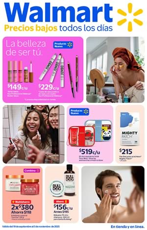 Folleto Walmart Feria de la Belleza 2025
