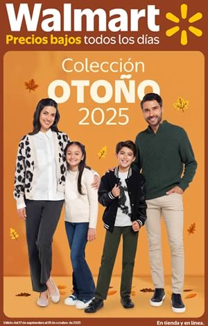 Folleto Walmart Colección de Ropa y Calzado Otoño 2025