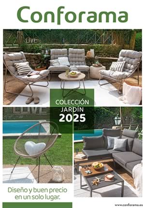 Catálogo Conforama Colección Jardín 2025