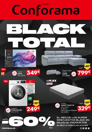 Catálogo Conforama Ofertas Black Friday 2025