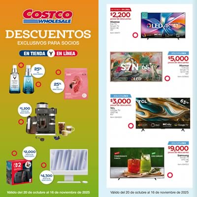 Cuponera COSTCO: Descuentos Hasta el 16 de Noviembre 2025