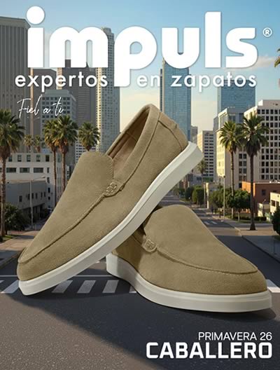 Catálogo IMPULS Calzado Caballero Primavera Verano 2026 + PDF (Con Precios)