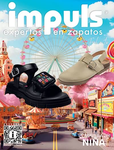 Catálogo IMPULS Calzado Niñas Primavera 2026 + PDF (Con Precios)