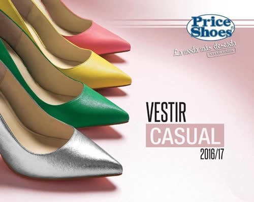 catalogo price shoes vestir casual 2016-17