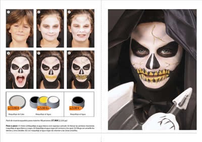 maquillaje de halloween profesional tutoriales paso a paso party fiesta 2013 3
