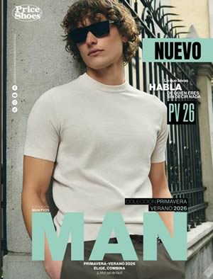 Catálogo Price Shoes MAN PV 2026