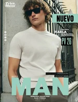 Catálogo Price Shoes MAN PV 2026