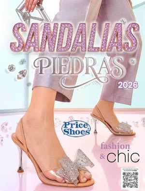 Catálogo PRICE SHOES Sandalias Piedras 2026