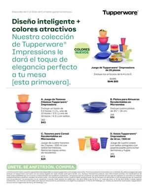 Folleto TUPPERWARE Ofertas Abril 2026