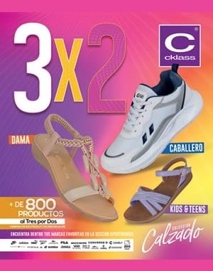 Catálogo CKLASS Remate 3×2 en Calzado 2026