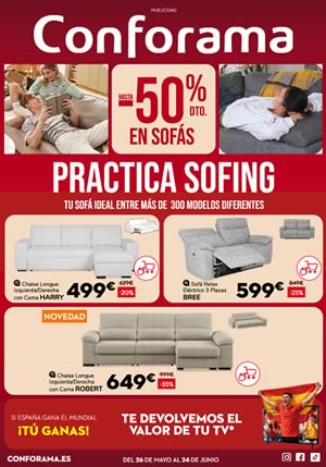 Catálogo Conforama Ofertas de Junio 2026